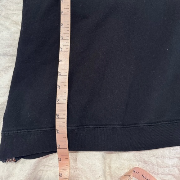 Sundry black side zip oversized Crew Neck Sweater - Picture 7 of 10